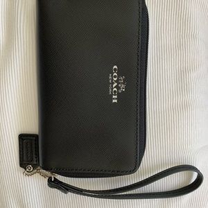 Coach Leather Wristlet
